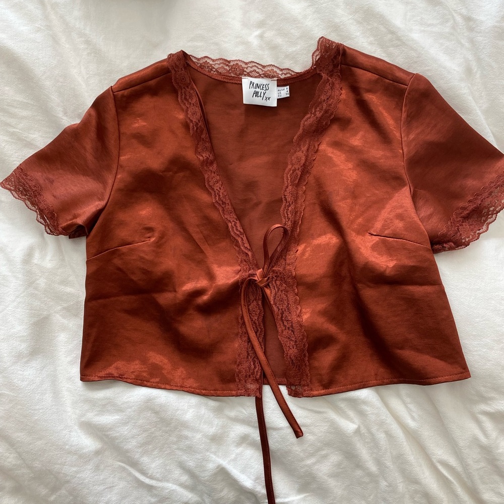 Princess Polly Lace Tie Top